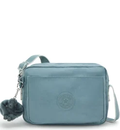 Kipling Shoulder Bags | Crossbodys-ABANU M Versatile Medium Crossbody with Adjustable Shoulder Strap - Relaxed Grey (blue)