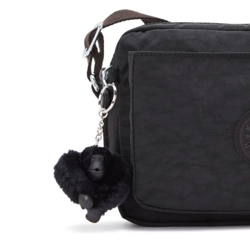 Kipling Shoulder Bags | Crossbodys-ABANU M Versatile Medium Crossbody with Adjustable Shoulder Strap - Black Noir (black)