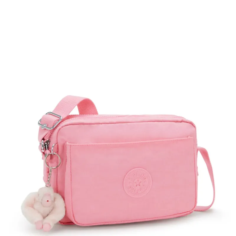 Kipling Shoulder Bags | Crossbodys-ABANU M Versatile Medium Crossbody with Adjustable Shoulder Strap - Enjoyable Blush (pink)