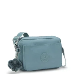 Kipling Shoulder Bags | Crossbodys-ABANU M Versatile Medium Crossbody with Adjustable Shoulder Strap - Relaxed Grey (blue)