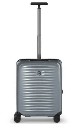 Victorinox Spinner (4 Wheel) | Hardside Luggage-Airox Global Hardside Carry-On - Silver