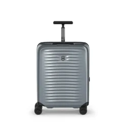 Victorinox Spinner (4 Wheel) | Hardside Luggage-Airox Global Hardside Carry-On - Silver