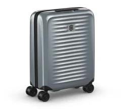 Victorinox Spinner (4 Wheel) | Hardside Luggage-Airox Global Hardside Carry-On - Silver