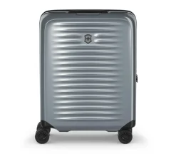 Victorinox Spinner (4 Wheel) | Hardside Luggage-Airox Global Hardside Carry-On - Silver