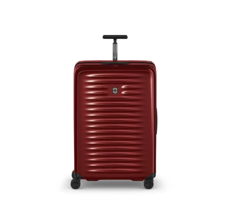 Victorinox Spinner (4 Wheel) | Hardside Luggage-Airox Large Hardside Case - Red