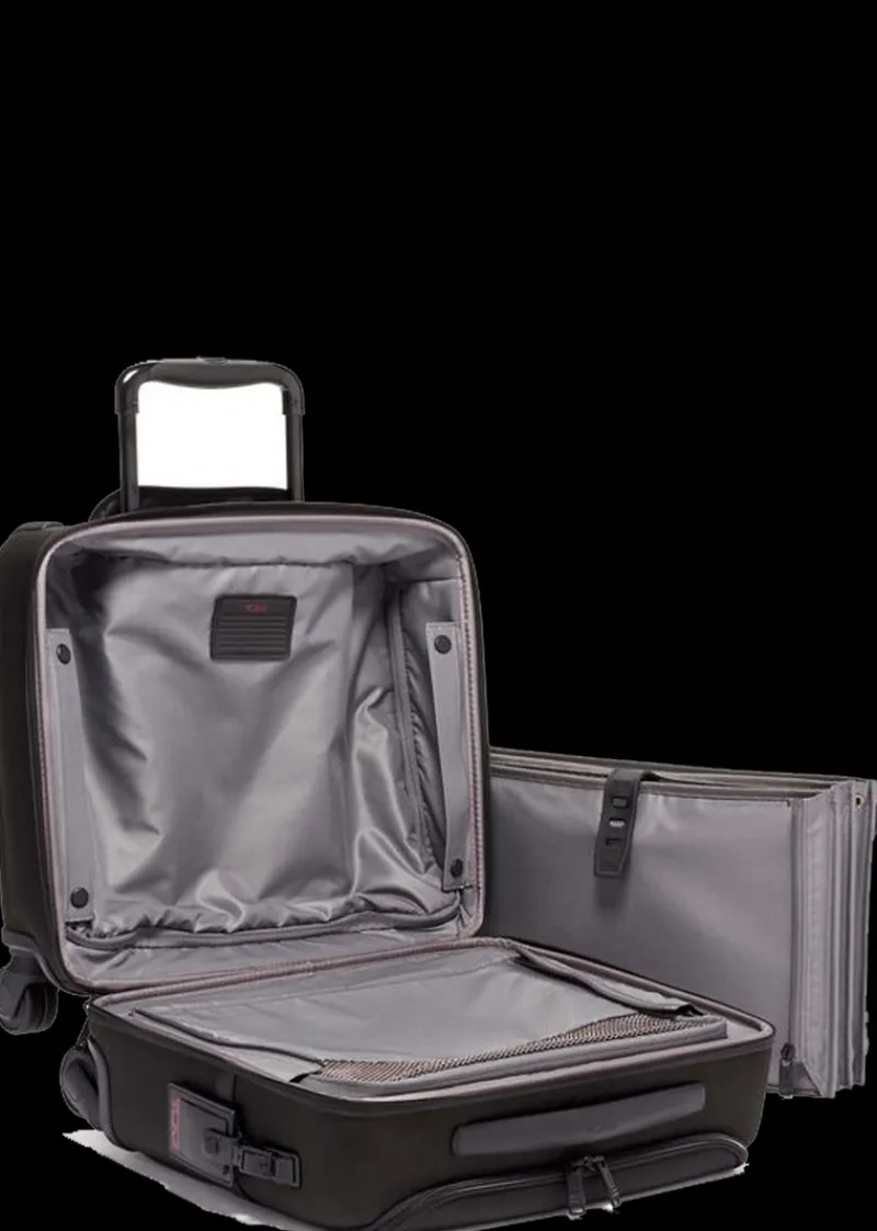 Tumi Softside Luggage | Spinner (4 Wheel)-Alpha 3 Compact 4 Wheeled Brief - Black