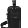 London Luggage Sling Bags-ALPHA 3 Compact Sling - Black