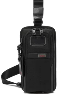 London Luggage Sling Bags-ALPHA 3 Compact Sling - Black