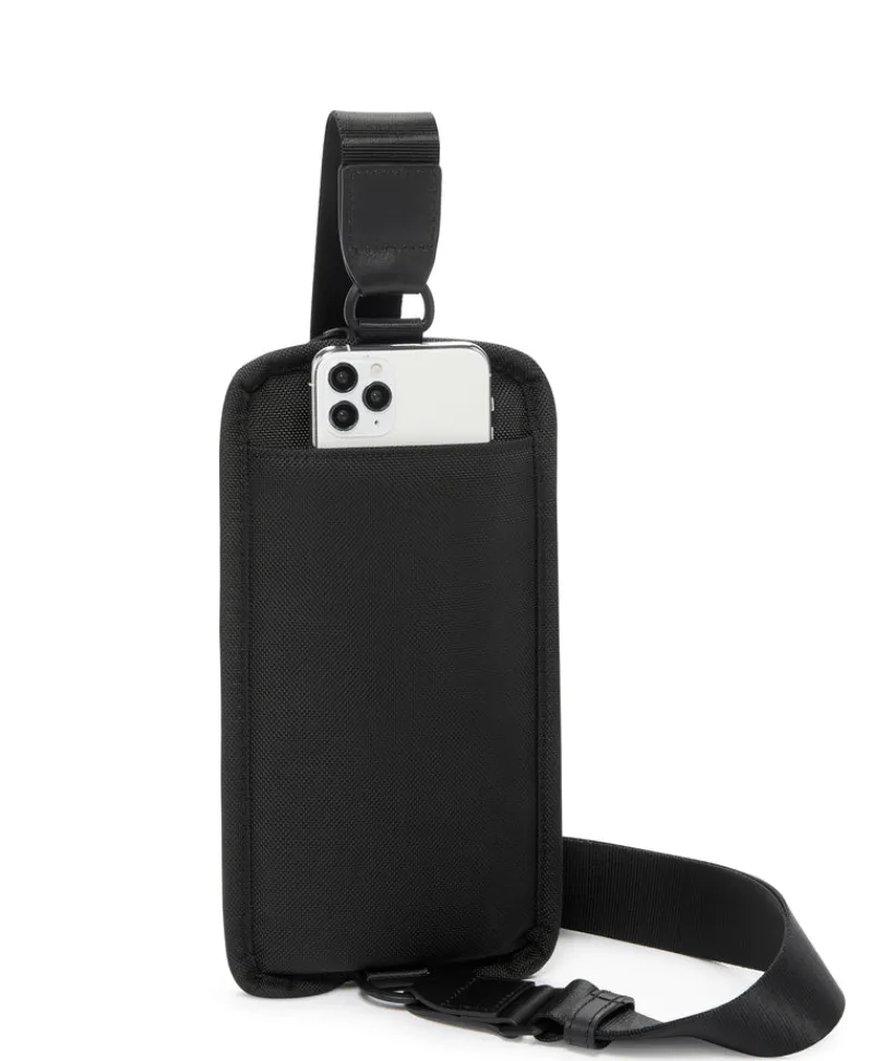 London Luggage Sling Bags-ALPHA 3 Compact Sling - Black