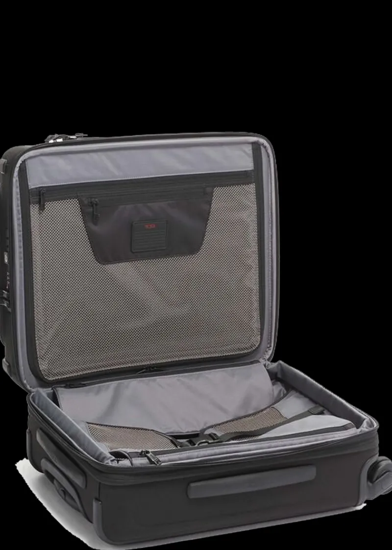 Tumi Spinner (4 Wheel) | Softside Luggage-Alpha 3 Continental Expandable 4 Wheeled Carry-On - Black