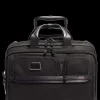 Tumi Cabin Luggage-Alpha 3 Deluxe 4 Wheeled Laptop Case Brief - Black