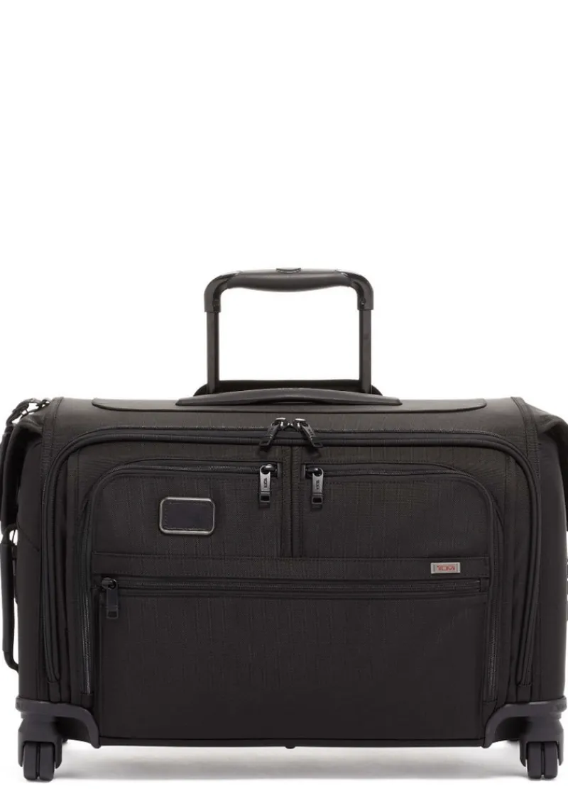 Tumi Garment Bags | Cabin Luggage-Alpha 3 Garment 4 Wheeled Carry-On - Black