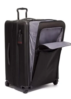 Tumi Spinner (4 Wheel) | Softside Luggage-Alpha 3 Medium Trip Expandable 4 Wheeled Packing Case - Black