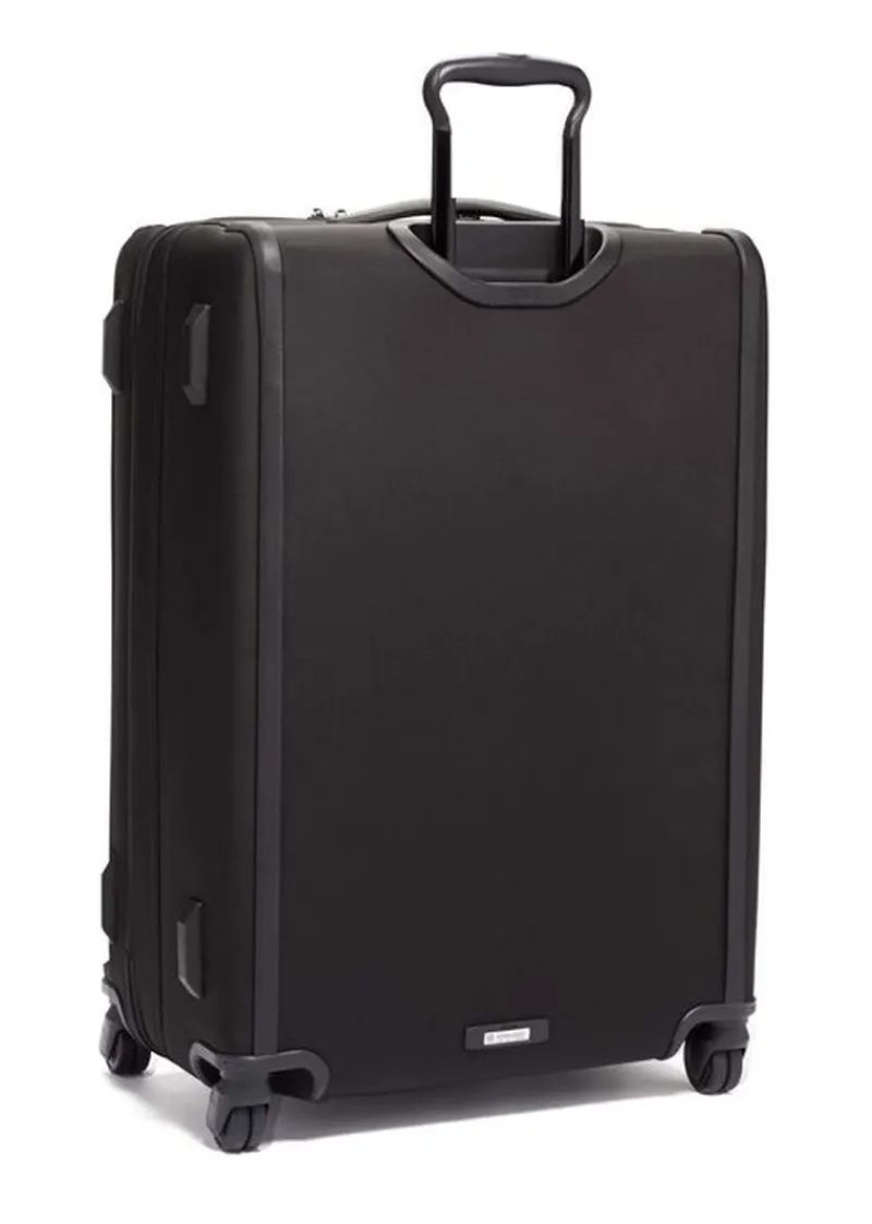 Tumi Spinner (4 Wheel) | Softside Luggage-Alpha 3 Medium Trip Expandable 4 Wheeled Packing Case - Black