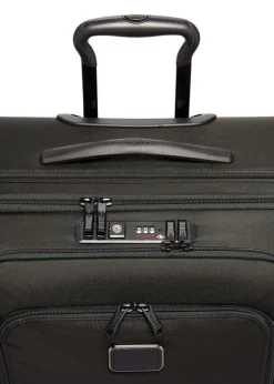 Tumi Spinner (4 Wheel) | Softside Luggage-Alpha 3 Medium Trip Expandable 4 Wheeled Packing Case - Black