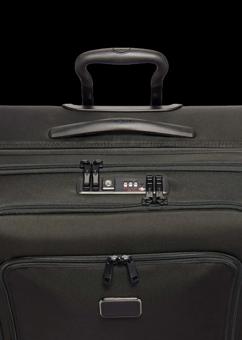 Tumi Spinner (4 Wheel) | Softside Luggage-Alpha 3 Worldwide Trip Expandable 4 Wheeled Packing Case - Black