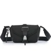 London Luggage Crossbodys-ALPHA BRAVO Compass Flap Crossbody - Black