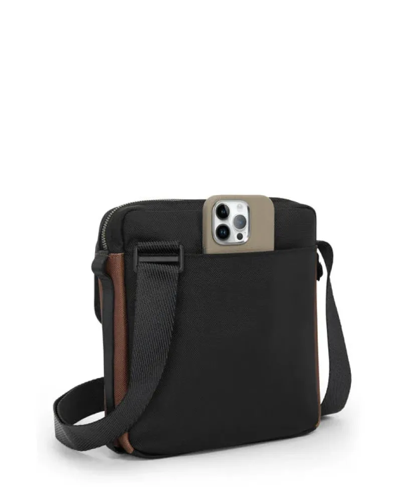 Tumi Crossbodys-ALPHA BRAVO Junior Crossbody - Black Onyx