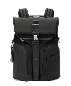 Tumi Backpacks-Alpha Bravo Logistics Flap Lid Backpack - Black