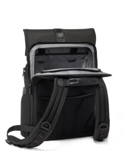 Tumi Backpacks-Alpha Bravo Logistics Flap Lid Backpack - Black