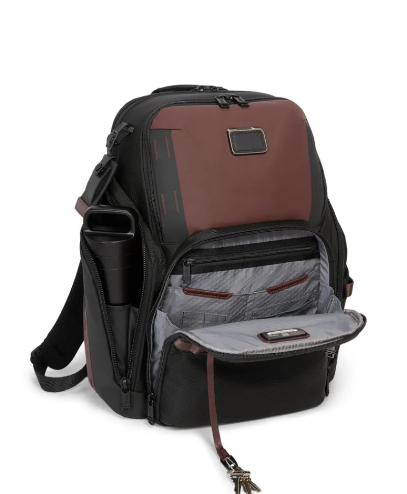 Tumi Backpacks-Alpha Bravo Search Backpack - Oxblood
