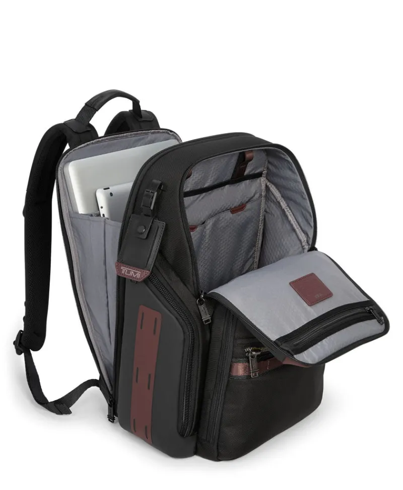 Tumi Backpacks-Alpha Bravo Search Backpack - Oxblood