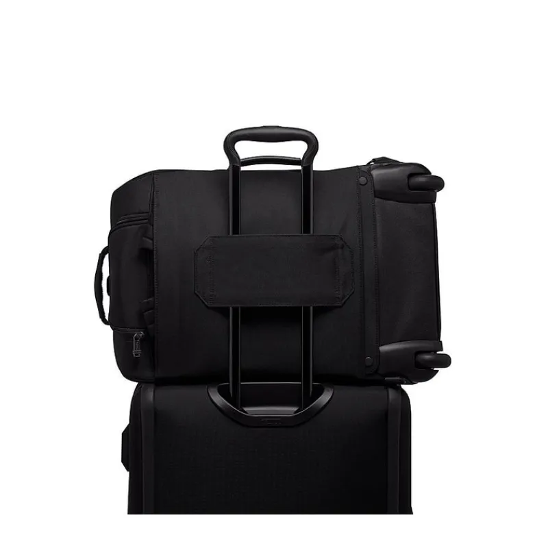 Tumi Upright (2 Wheel)-ALPHA BRAVO Wheeled Duffel Carry-On 55cm - Black