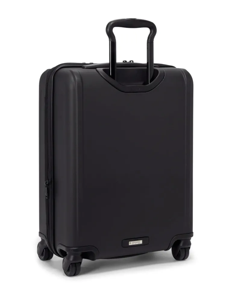 Tumi Spinner (4 Wheel) | Hardside Luggage-ALPHA HYBRID 4 Wheeled Continental Expandable Carry-On Small - Black