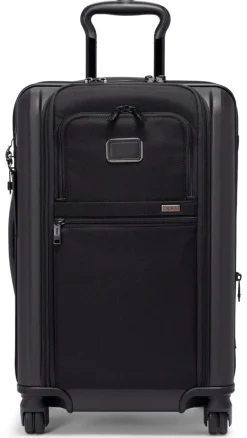 Tumi Spinner (4 Wheel) | Hardside Luggage-ALPHA HYBRID 4 Wheeled International Expandable Carry-On Small - Black