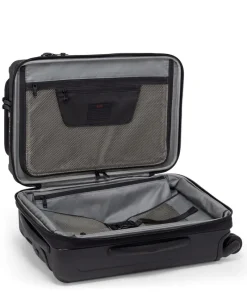 Tumi Spinner (4 Wheel) | Hardside Luggage-ALPHA HYBRID 4 Wheeled International Expandable Carry-On Small - Black