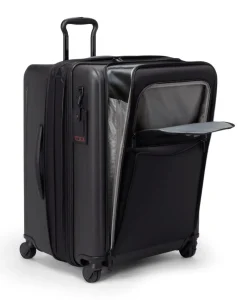 Tumi Spinner (4 Wheel) | Hardside Luggage-ALPHA HYBRID 4 Wheeled Medium Trip Checked Expandable Luggage Large - Black