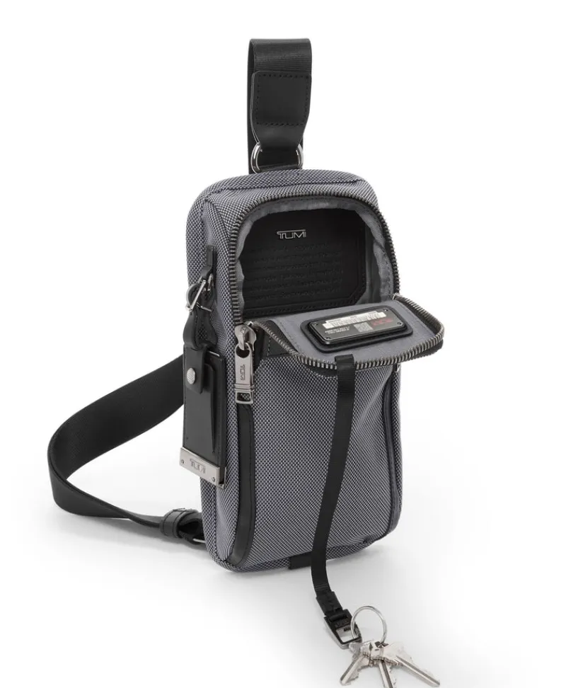 Tumi Sling Bags-Alpha X Compact Sling - Meteor Grey