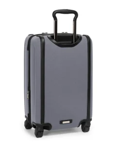 London Luggage Spinner (4 Wheel) | Hardside Luggage-ALPHA X International Dual Access 4 Wheeled Expandable Carry-On 56cm - Meteor Grey
