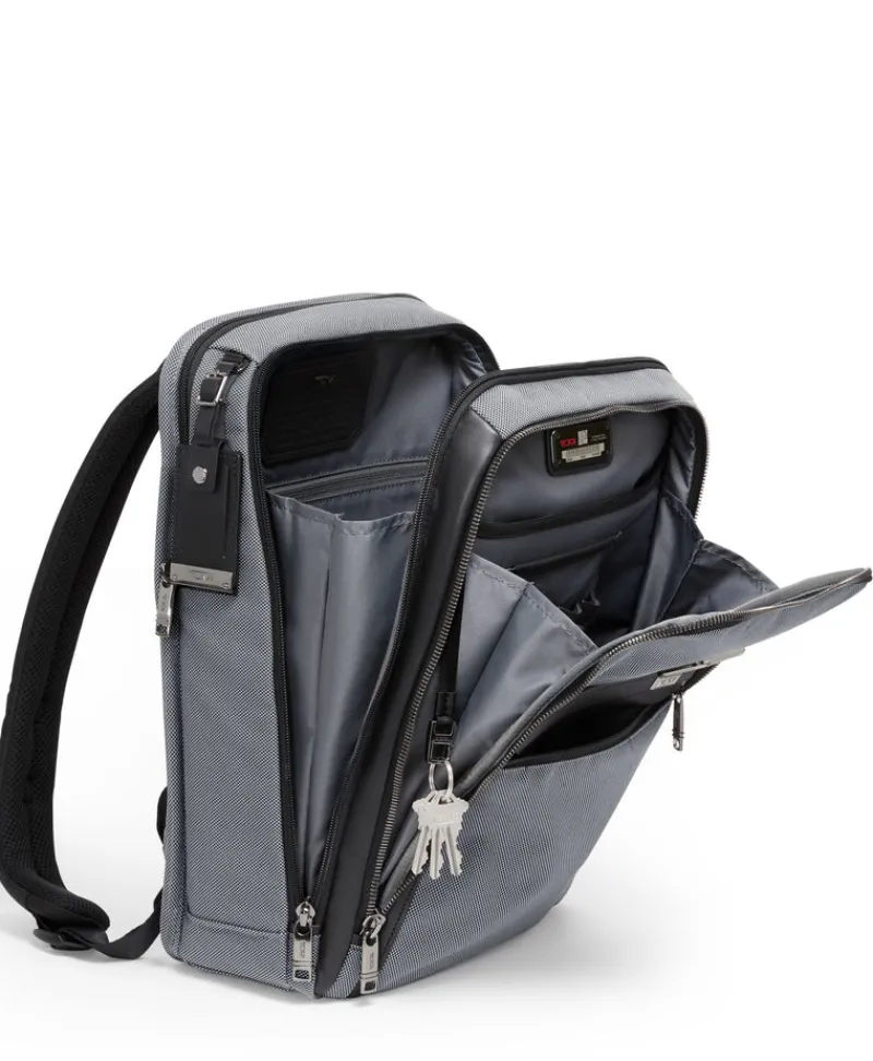 Tumi Backpacks-Alpha X Slim Backpack - Meteor Grey