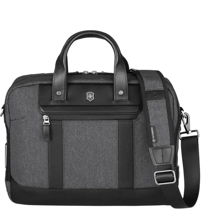 Victorinox Briefcases-Architecture Urban2 Briefcase - Grey/Black