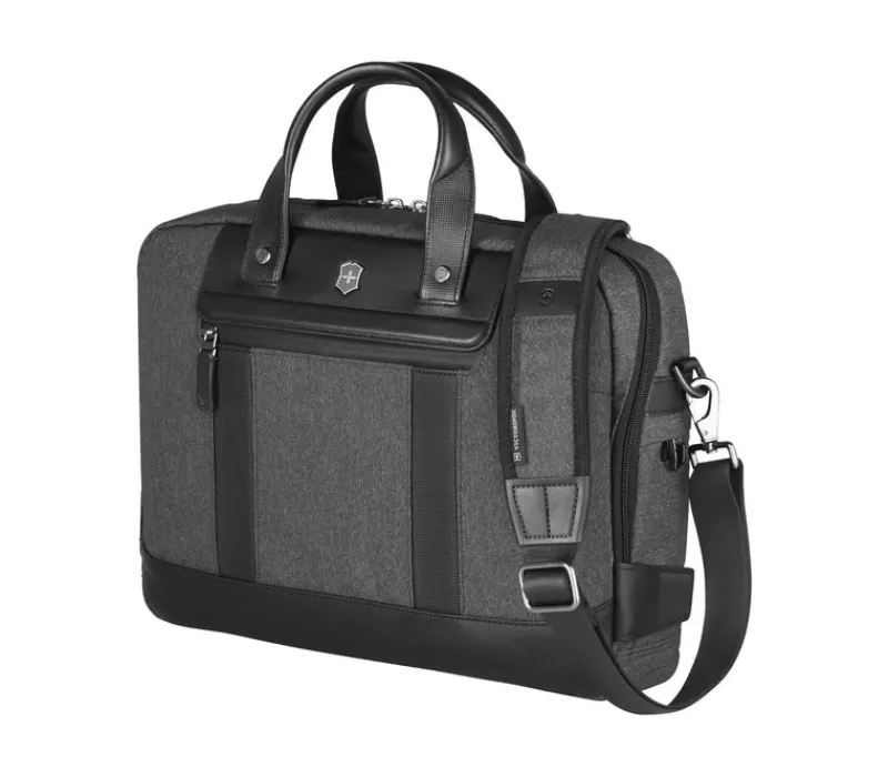 Victorinox Briefcases-Architecture Urban2 Briefcase - Grey/Black
