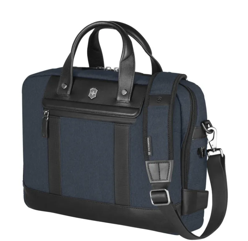 Victorinox Briefcases-Architecture Urban2 Briefcase - Blue/Black