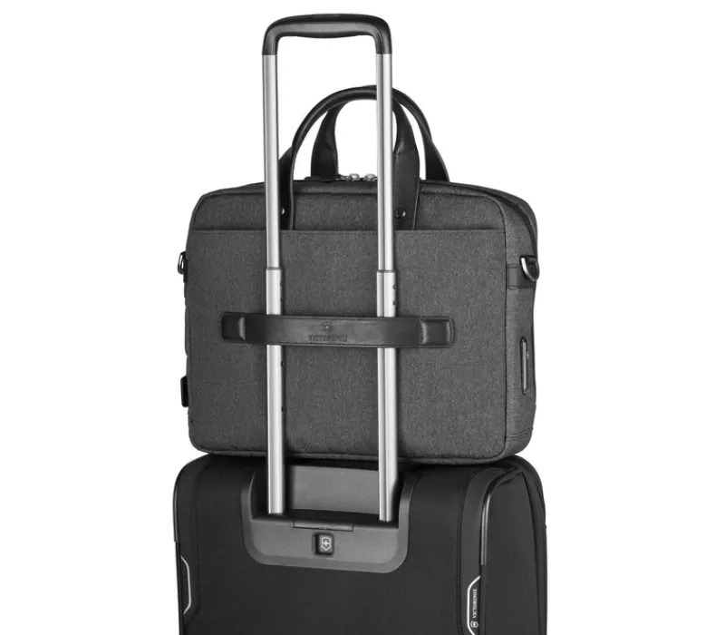 Victorinox Briefcases-Architecture Urban2 Briefcase - Grey/Black