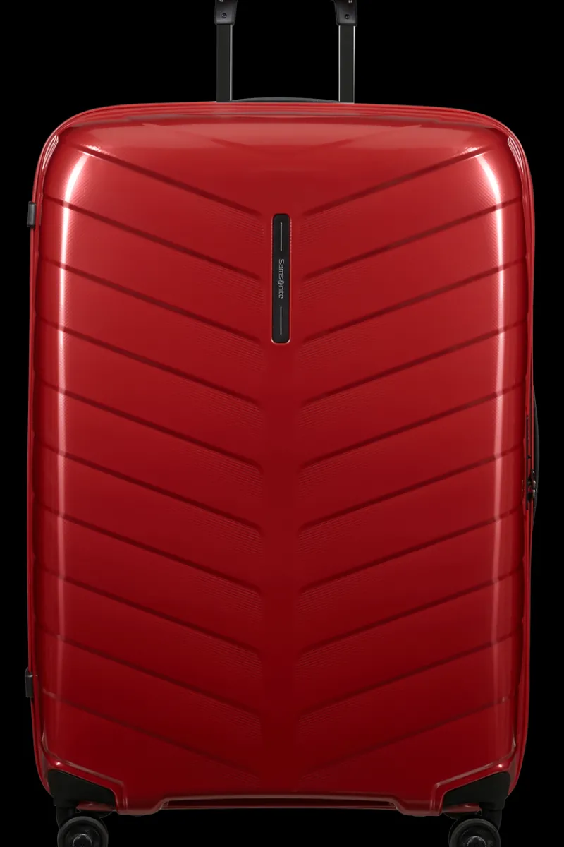 Samsonite Spinner (4 Wheel) | Hardside Luggage-ATTRIX Spinner (4 wheels) 81cm - Red