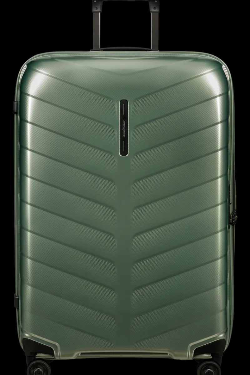 Samsonite Spinner (4 Wheel) | Hardside Luggage-ATTRIX Spinner (4 wheels) 75cm - Basil Green