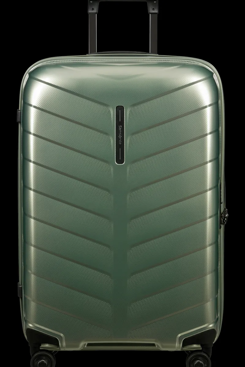 Samsonite Spinner (4 Wheel) | Hardside Luggage-ATTRIX Spinner (4 wheels) 69cm - Basil Green