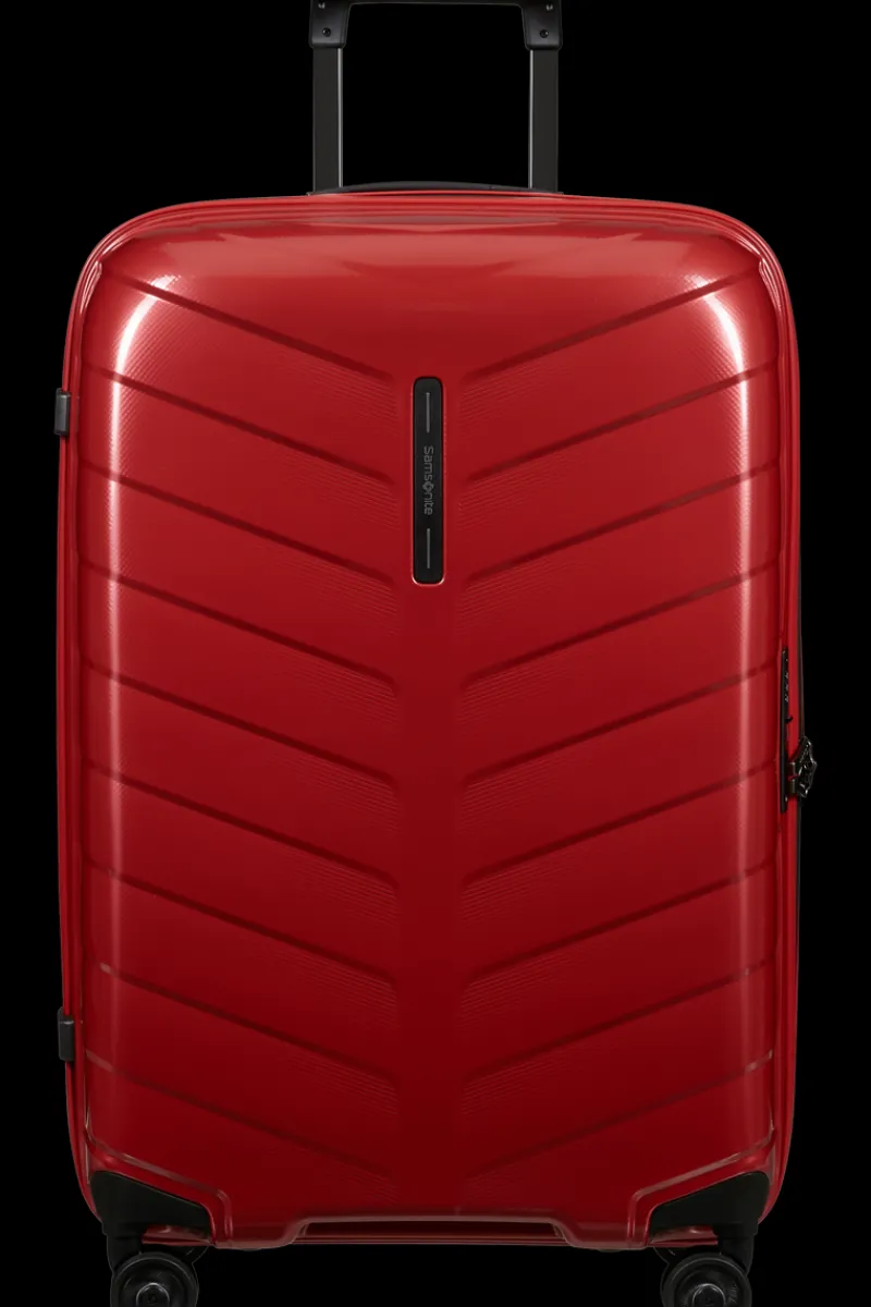 Samsonite Spinner (4 Wheel) | Hardside Luggage-ATTRIX Spinner (4 wheels) 69cm - Red