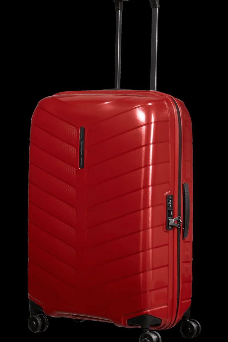 Samsonite Spinner (4 Wheel) | Hardside Luggage-ATTRIX Spinner (4 wheels) 75cm - Red