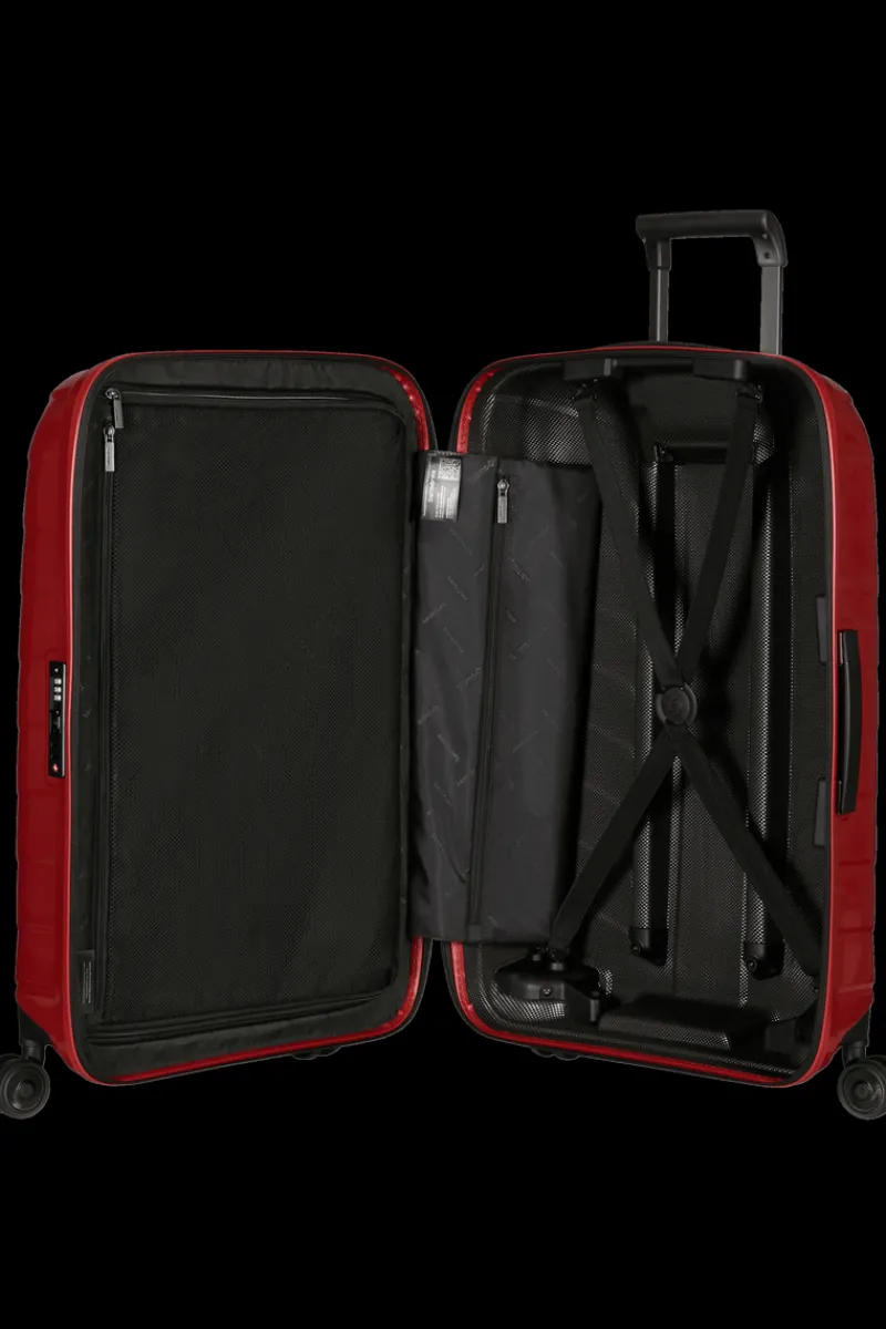 Samsonite Spinner (4 Wheel) | Hardside Luggage-ATTRIX Spinner (4 wheels) 75cm - Red
