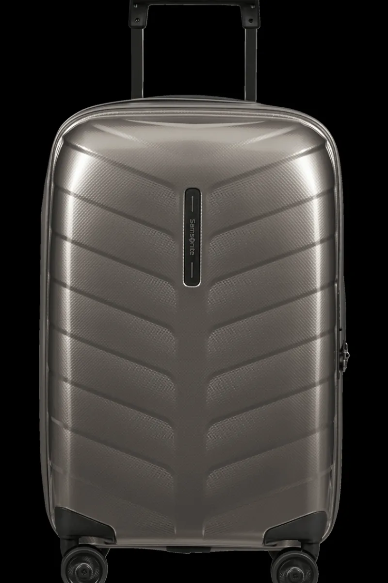 Samsonite Spinner (4 Wheel) | Hardside Luggage-ATTRIX Spinner Expandable (4 wheels) 55cm (23/26cm) - Dune