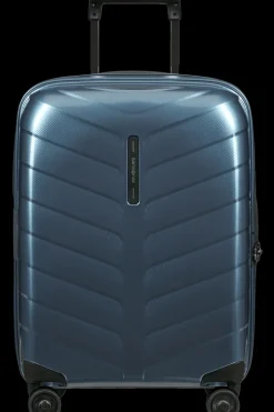 Samsonite Spinner (4 Wheel) | Hardside Luggage-ATTRIX Spinner Expandable (4 wheels) 55cm (20/23cm) - Steel Blue