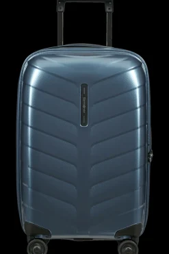 Samsonite Spinner (4 Wheel) | Hardside Luggage-ATTRIX Spinner Expandable (4 wheels) 55cm (23/26cm) - Steel Blue