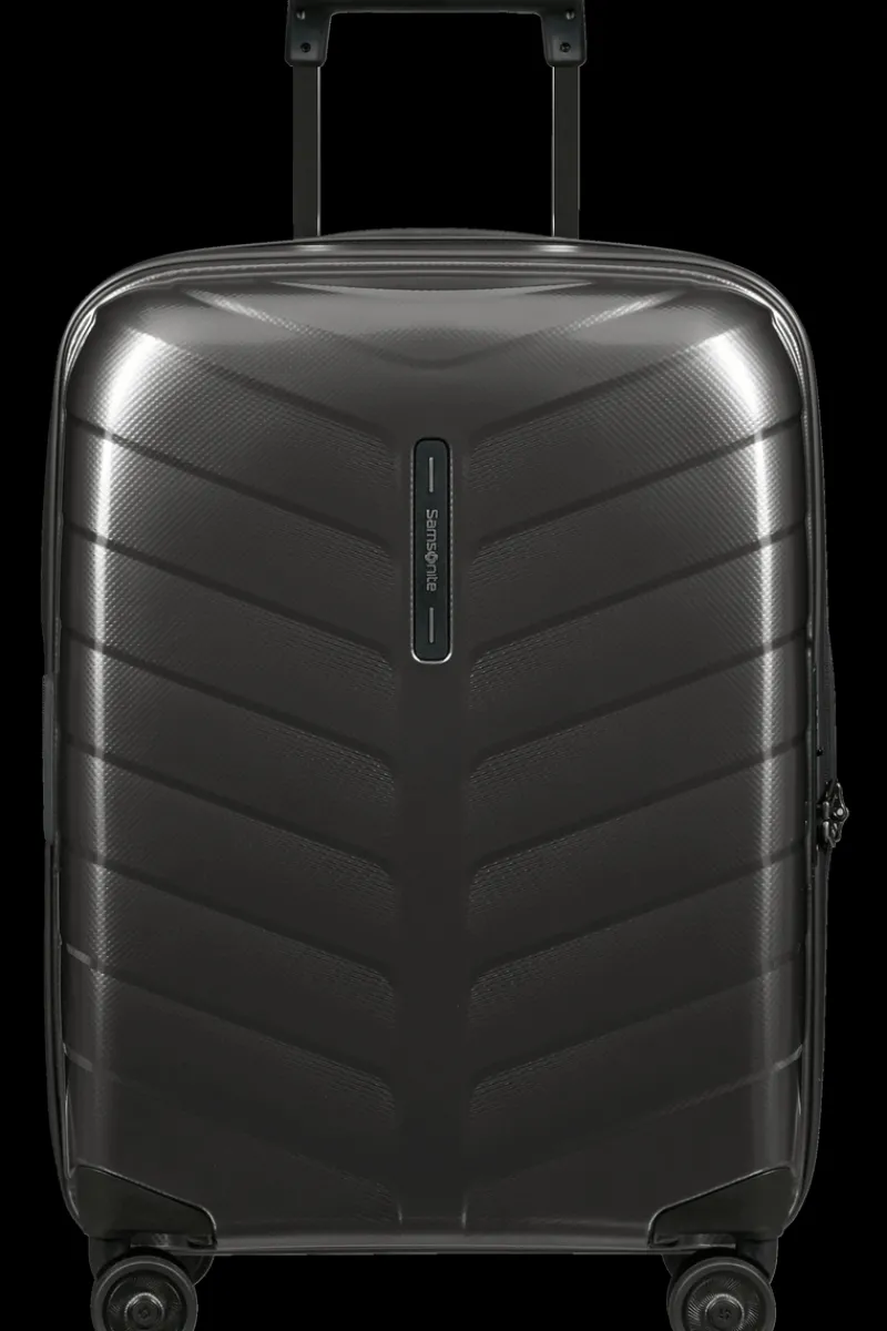 Samsonite Spinner (4 Wheel) | Hardside Luggage-ATTRIX Spinner Expandable (4 wheels) 55cm (20/23cm) - Anthracite