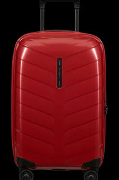 Samsonite Spinner (4 Wheel) | Hardside Luggage-ATTRIX Spinner Expandable (4 wheels) 55cm (23/26cm) - Red