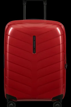 Samsonite Spinner (4 Wheel) | Hardside Luggage-ATTRIX Spinner Expandable (4 wheels) 55cm (20/23cm) - Red